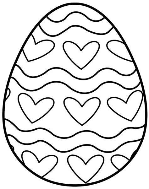 desenho de ovo de páscoa